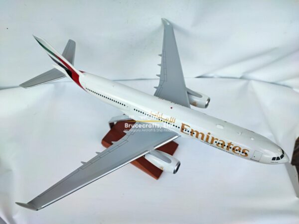 Model of Airbus A330-200 Emirates Airlines with detailed craftsmanship.